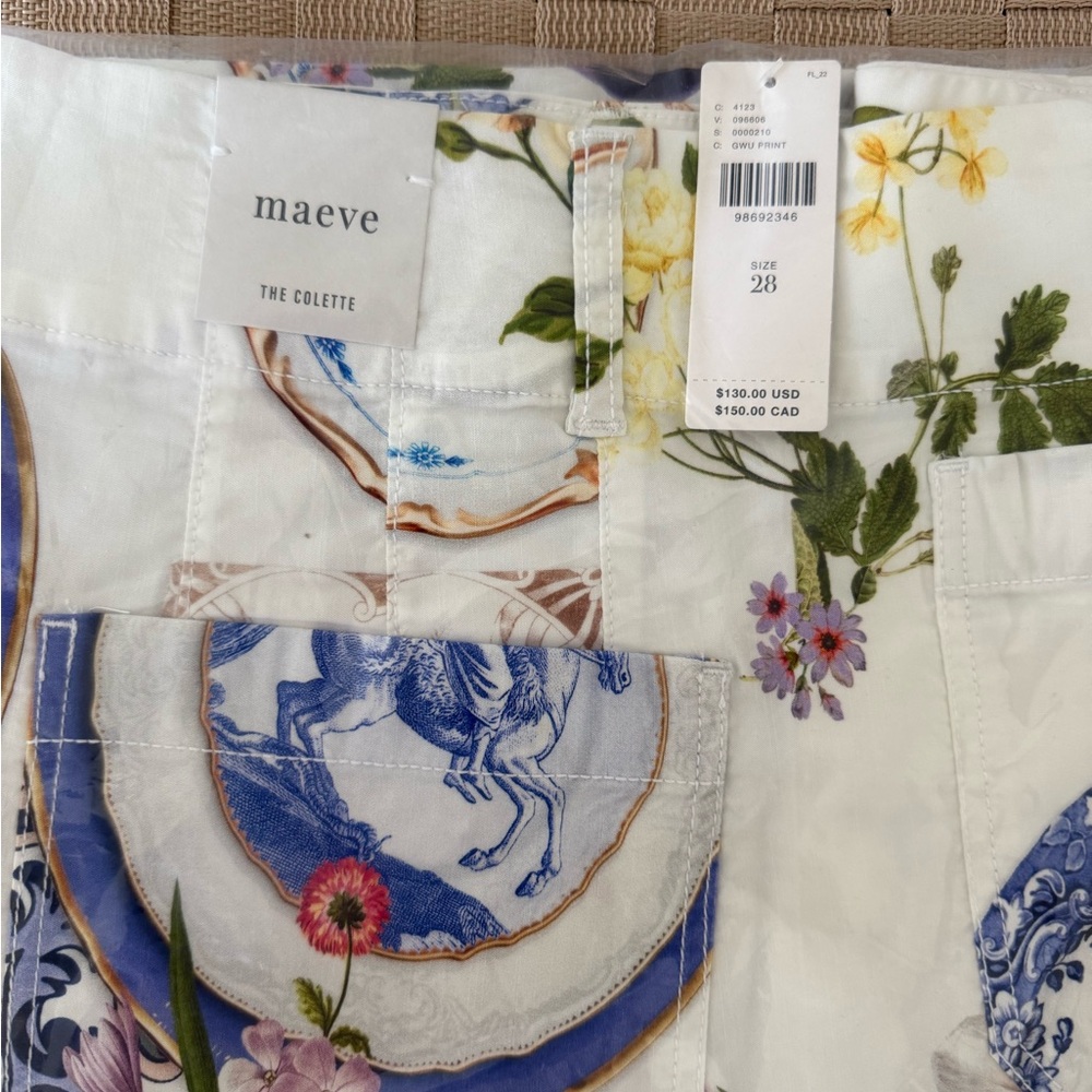 The Colette cropped wide-leg pants by Maeve (Anthropologie) - magic fabric edit - Picture 4 of 6